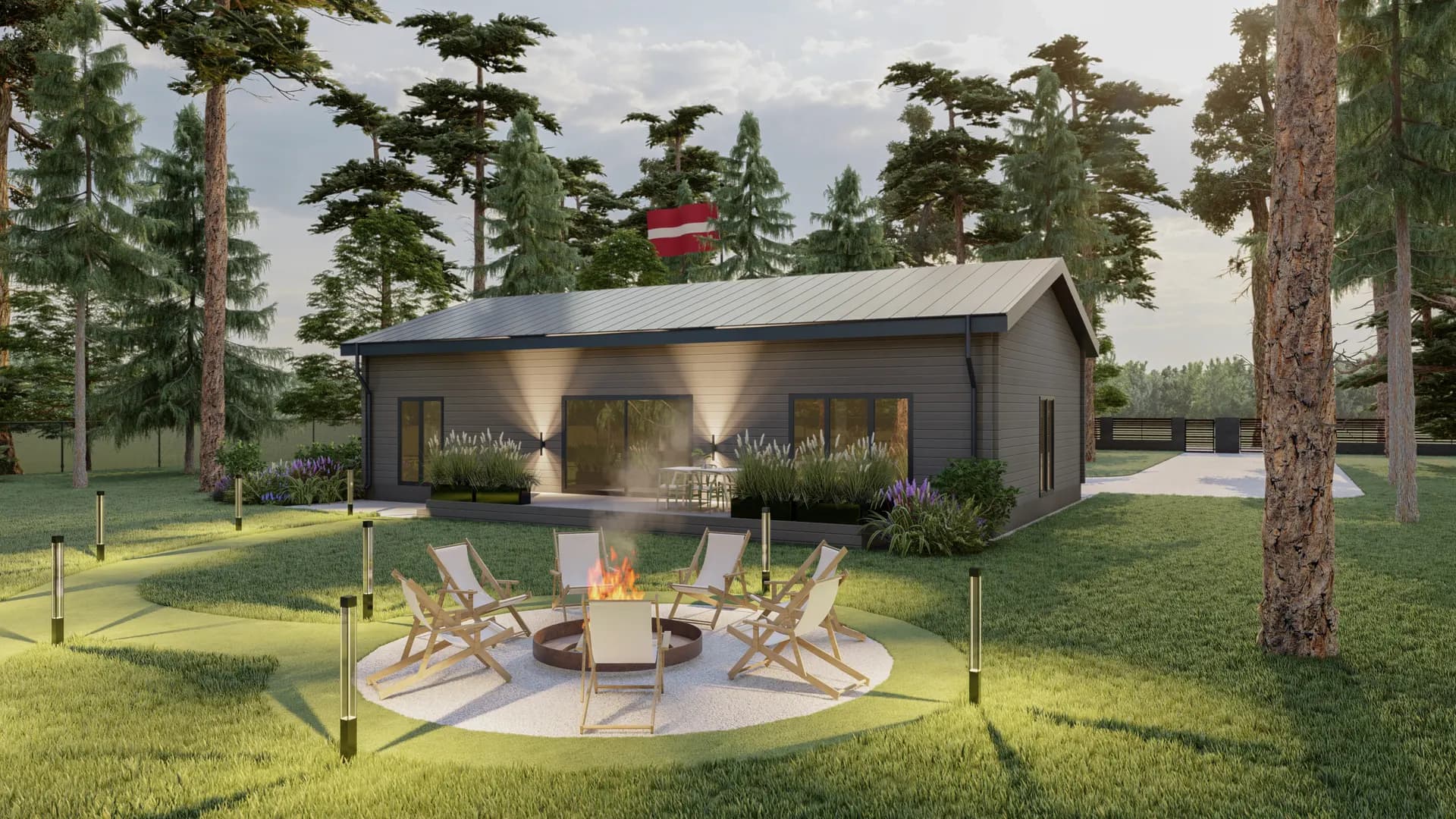 Amber — exterior render